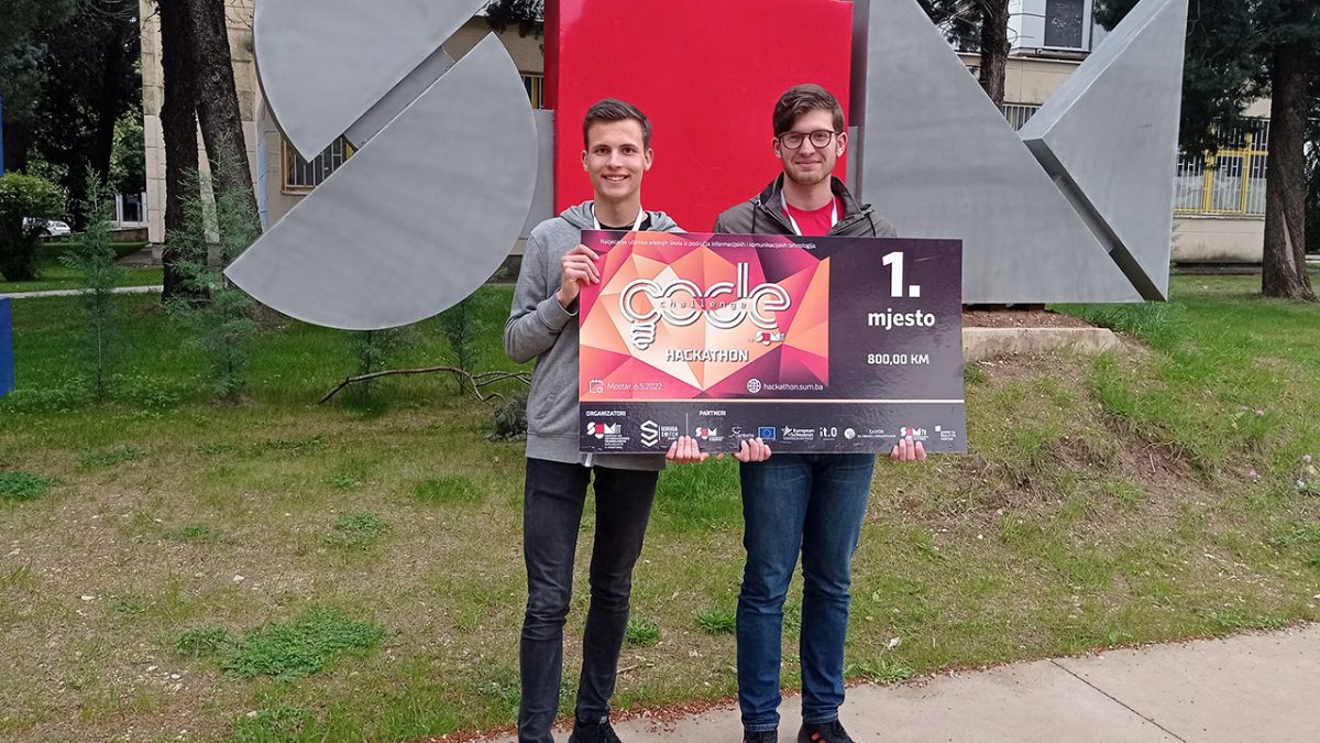 Code Challenge Hackathon 2022 Mostar 1. mjesto - Srednja strukovna ...